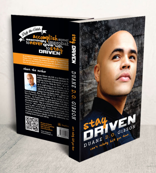 Duane Gibson - Stay Driven - Book Cover Design